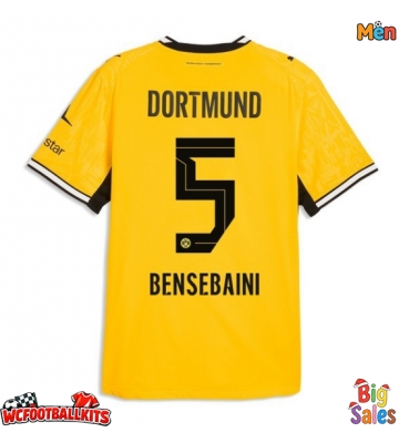Borussia Dortmund Ramy Bensebaini #5 Replica Home Stadium Shirt 2026-27 Short Sleeve